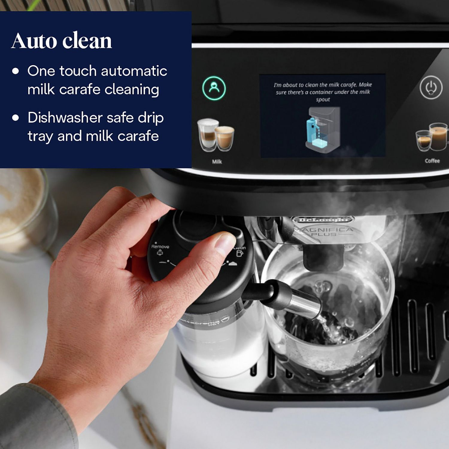 De'Longhi Magnifica Plus coffee machine, imported from the UK