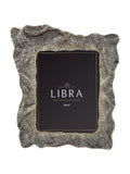 Libra Interiors Molten Weave photo frame antique brass 8x10 - British product