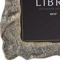 Libra Interiors Molten Weave photo frame antique brass 8x10 - British product