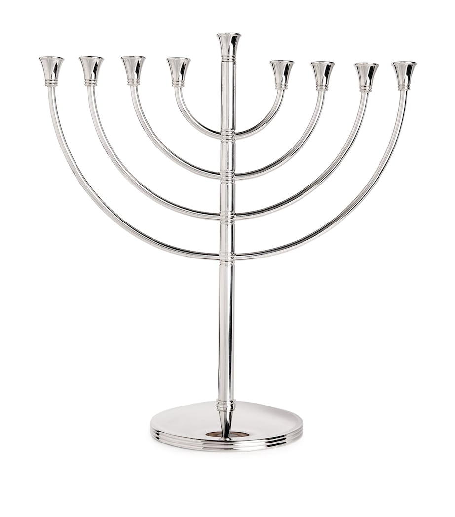 Christofle Célébrations silver-plated menorah 8-candle, UK version