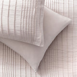 Argos Home Crinkle Taupe Bedding Set - King size