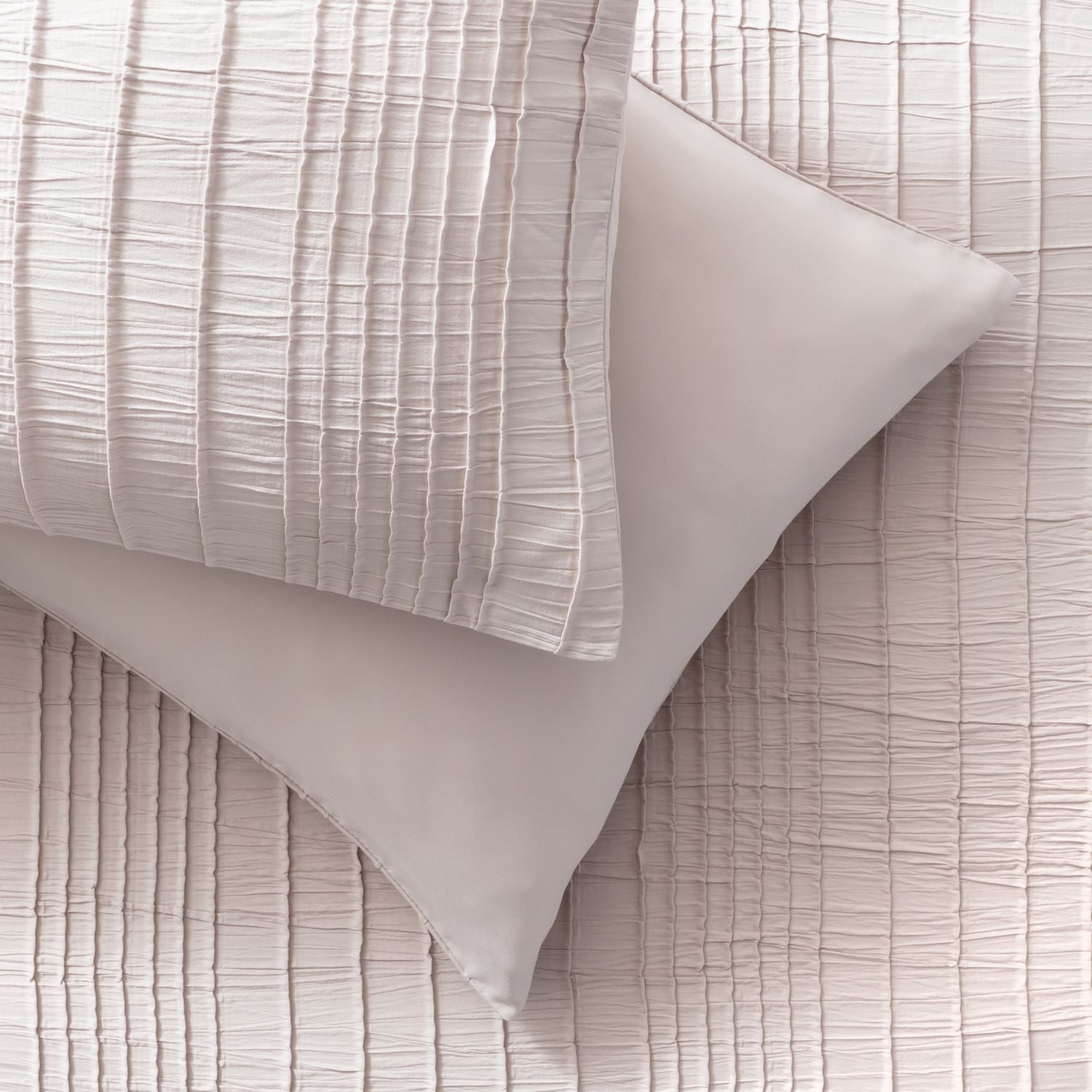 Argos Home Crinkle Taupe Bedding Set - Superking