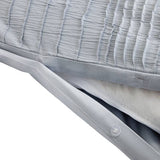 Argos Home blue crinkle bedding set single (British brand)