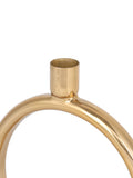 Libra Interiors gold Luca ring candlestick, UK version