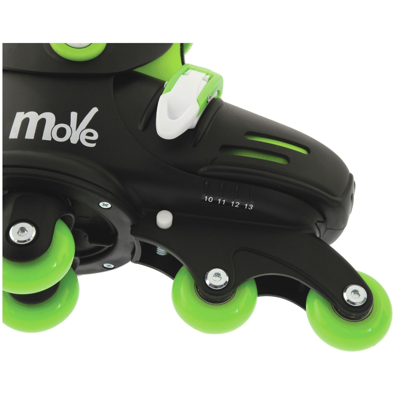 MoVe 2-in-1 adjustable junior skates green, imported from the UK