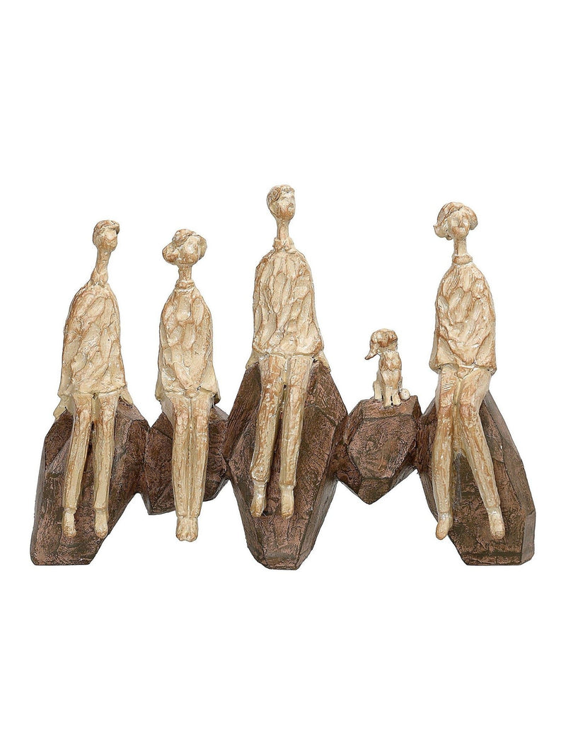 Libra Interiors Ellington seated forms sculpture, imported from the UK