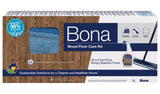 Bona wood floor cleaning kit with mop and 1L cleaner, UK version