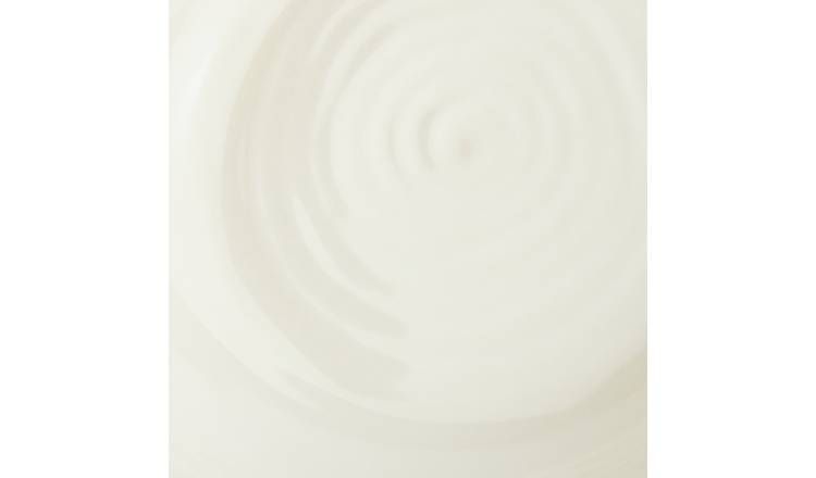 Habitat Ripple 4 Piece Stoneware Pasta Bowls - Cream GOODS Argos