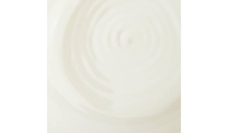 Habitat cream ripple stoneware pasta bowls 4 piece (British brand)