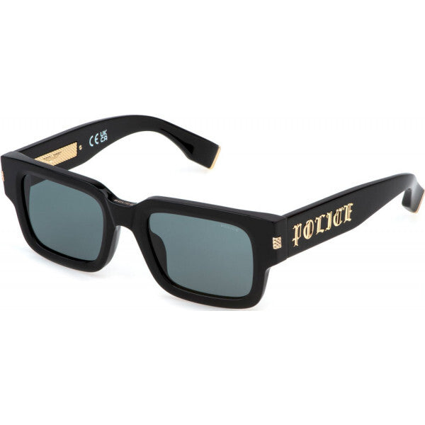 Police SPLP32E black acetate sunglasses (British brand)