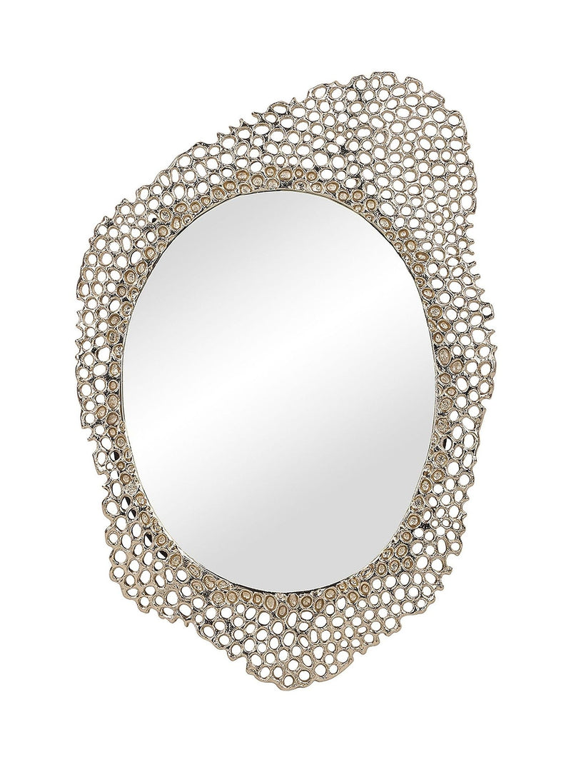 Libra Interiors gold cast aluminium large mirror - British product