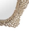 Libra Interiors gold cast aluminium large mirror - British product
