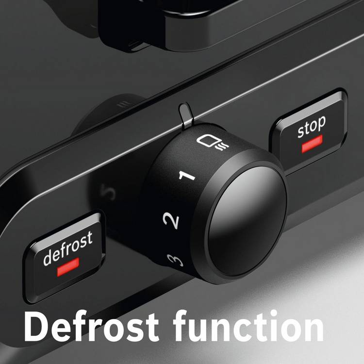 Bosch 4-slice toaster stainless steel, imported from the UK