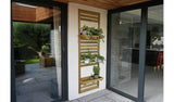Forest Slatted Wall Planter 2 Shelves - British product