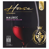 Sainsbury's House Malbec 225cl Wine & Champagne Sainsburys   