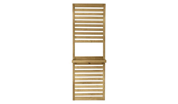 Forest slatted wall planter 1 shelf, imported from the UK