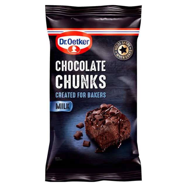 Dr. Oetker Milk Chocolate Chunks   100g GOODS M&S   