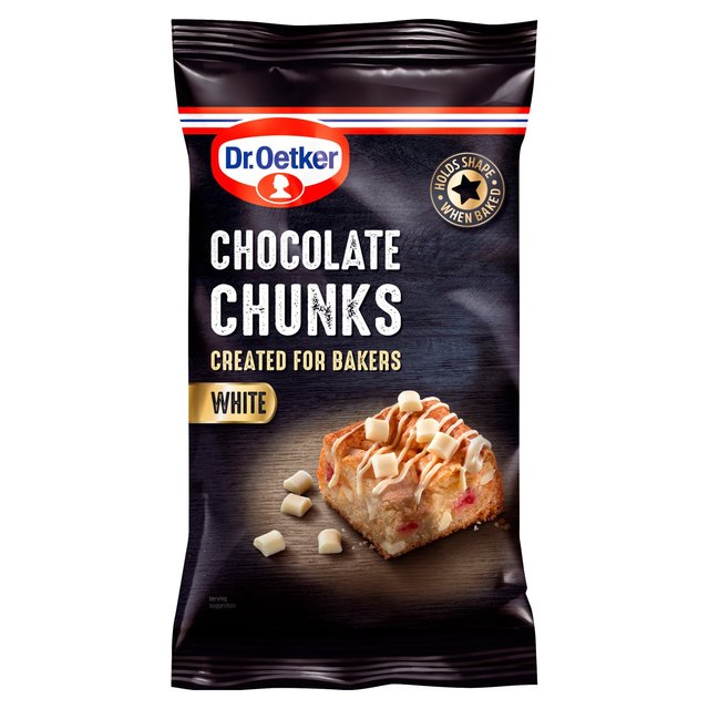 Dr. Oetker White Chocolate Chunks   100g GOODS M&S   