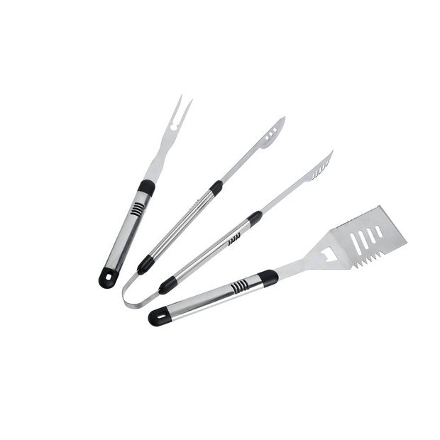 Argos Home BBQ tool set 3-piece extra long stainless steel, UK version