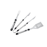 Argos Home BBQ tool set 3-piece extra long stainless steel, UK version