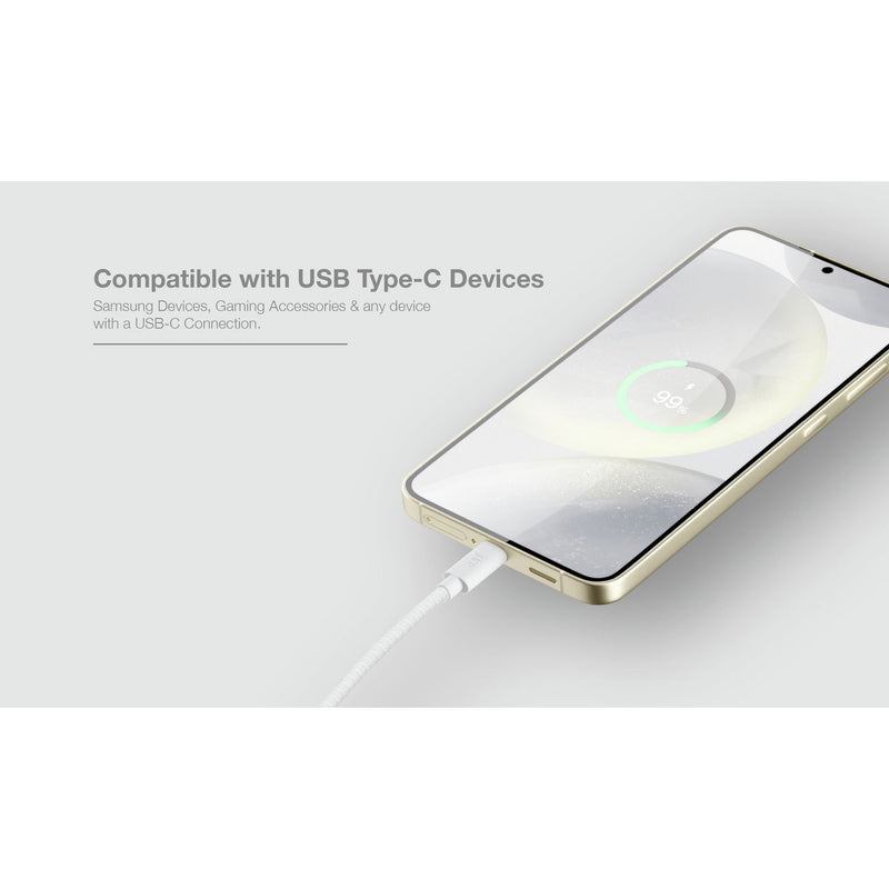 Juice USB C charging cable 2m white - British product