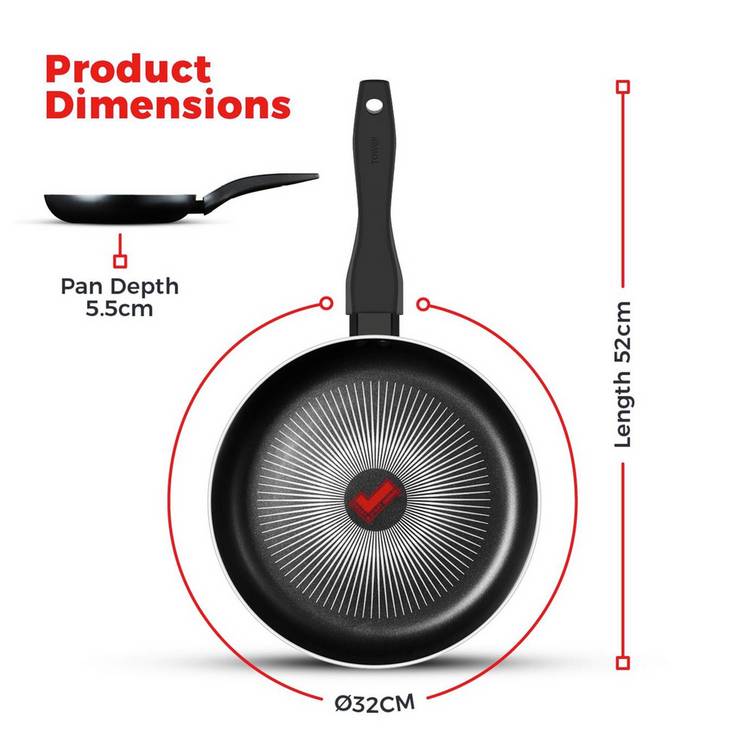 Tower Smart Start Gourmet 32cm frying pan (British brand)