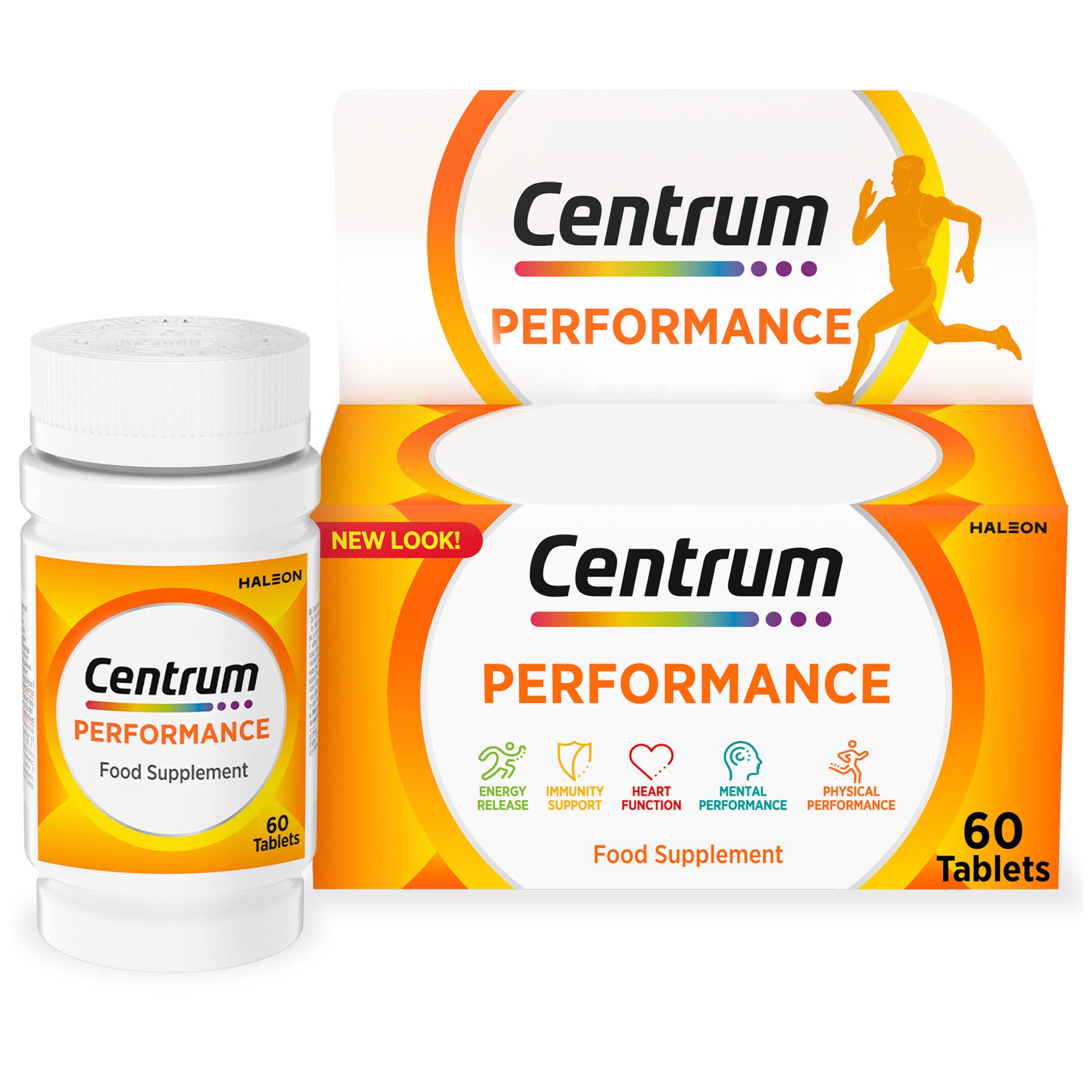 Centrum Performance Multivitamins & Minerals Tablets x60 GOODS Sainsburys   