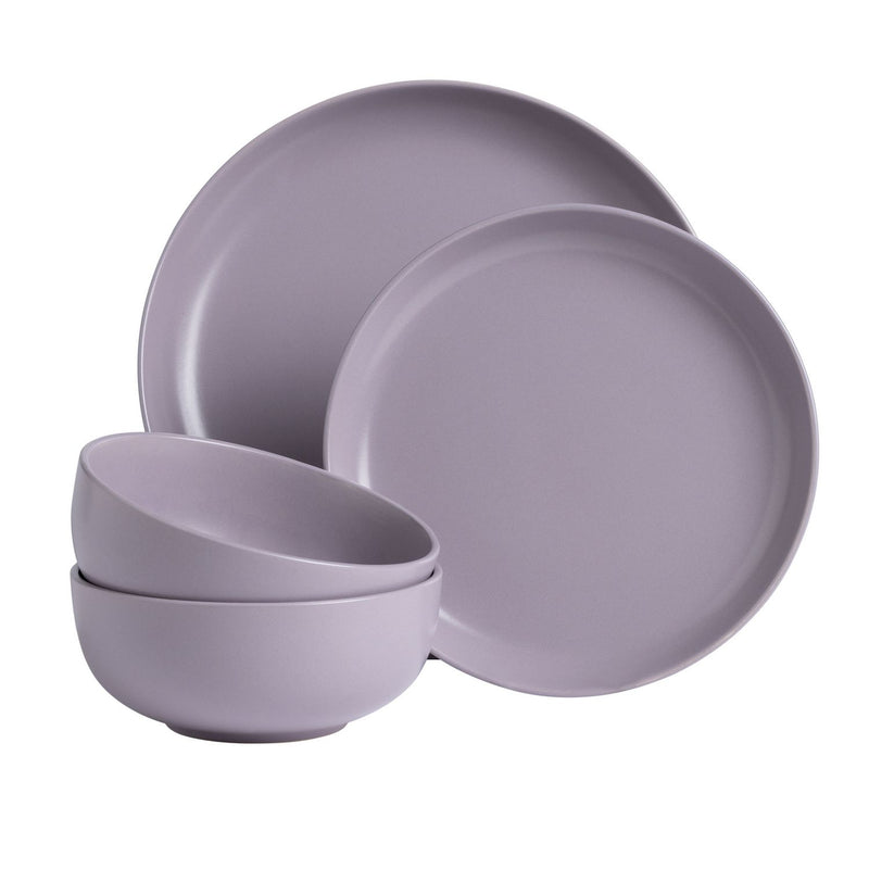 Habitat dinner set lilac 12-piece, UK version