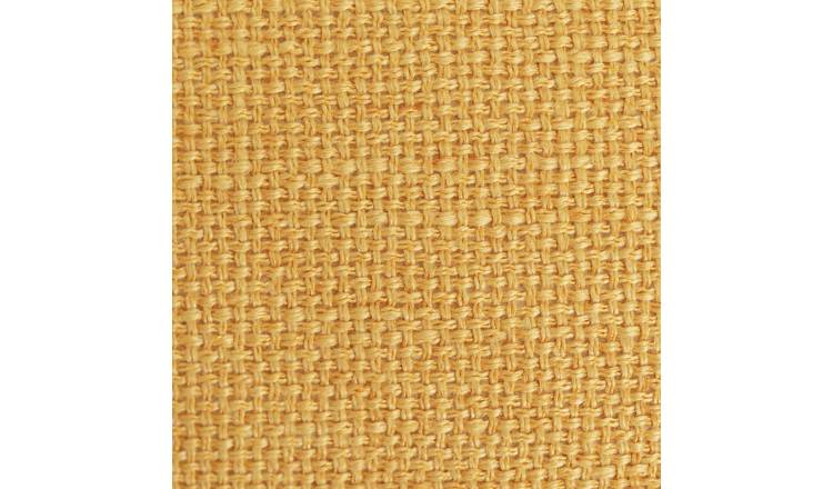 Habitat basket weave cushion cover mustard 43x43cm - British product