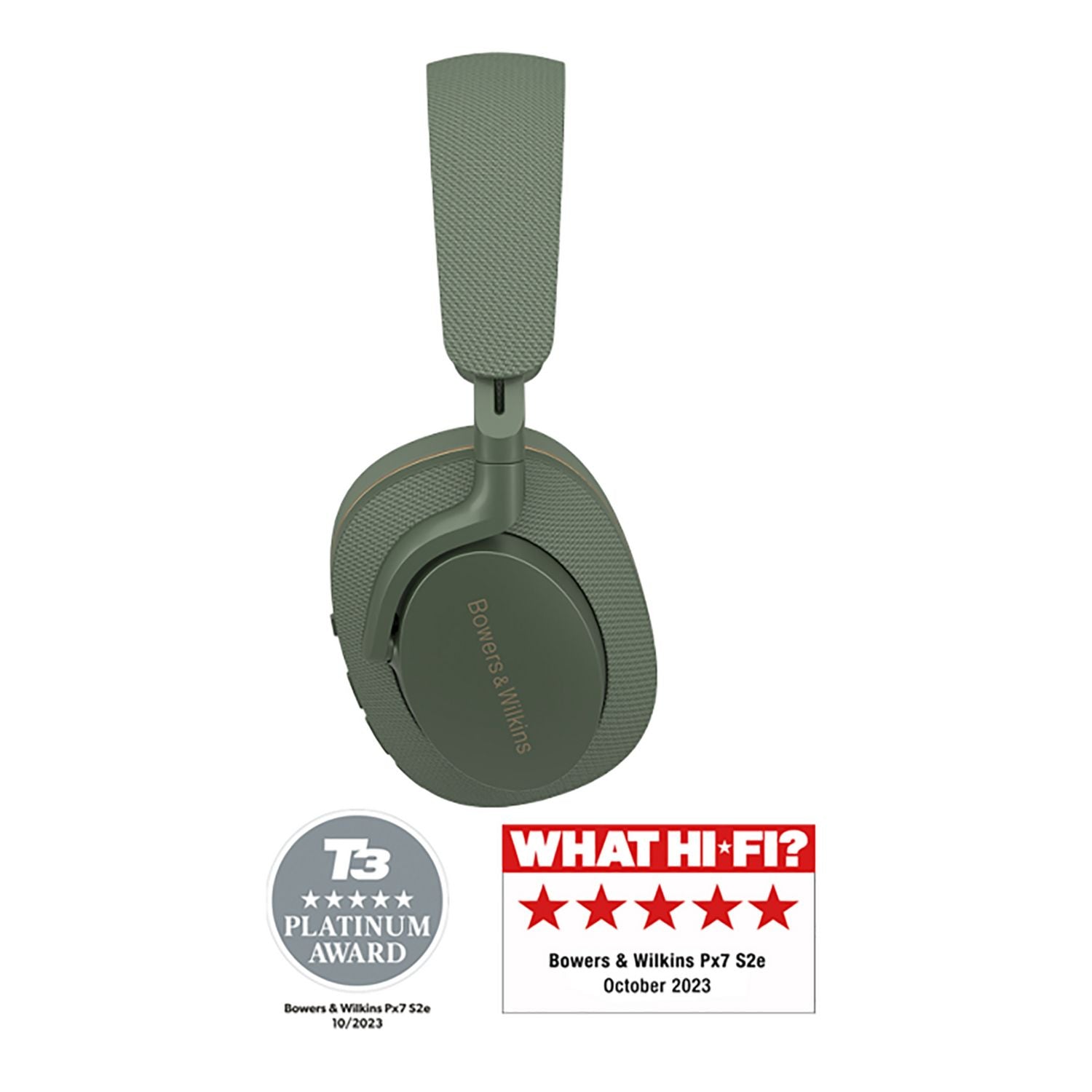 Bowers & Wilkins Px7 S2e headphones forest green - British product
