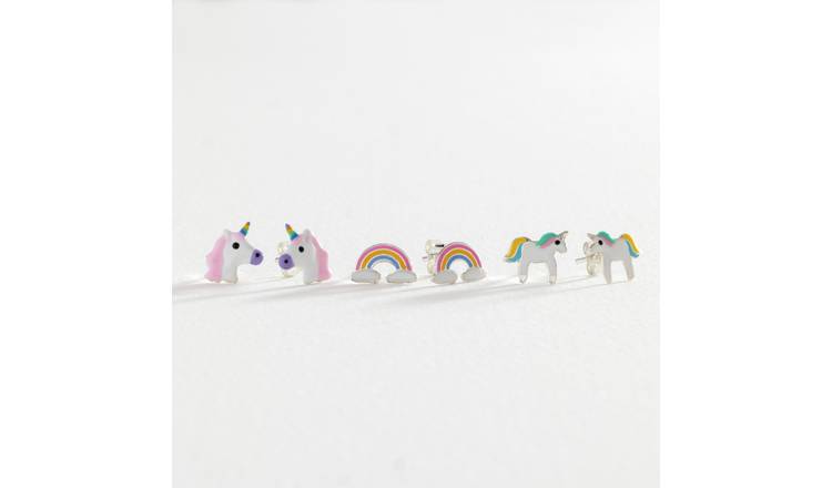 Revere kids sterling silver stud earrings set - British product