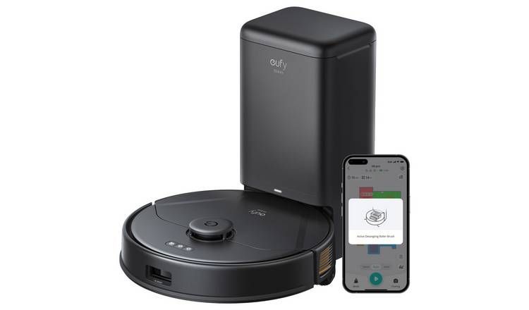 eufy X8 Pro Robot Vacuum and Self-Empty Station for Pet Hair GOODS Argos