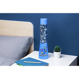 Microsoft Minecraft glitter flow lamp Blue & Clear 33cm (British brand)