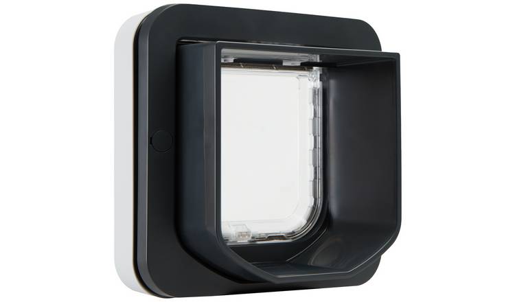 Sureflap microchip cat flap grey and white (British brand)