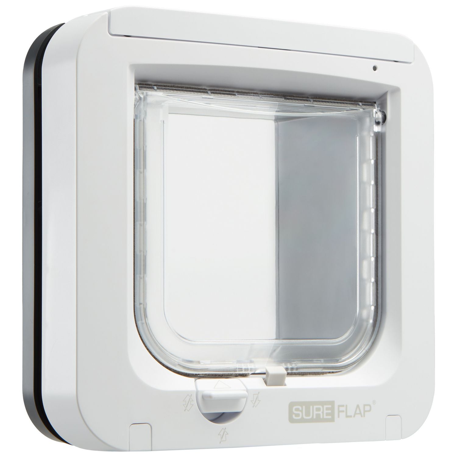 Sureflap microchip cat flap grey and white (British brand)