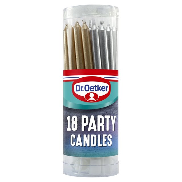 Dr. Oetker Birthday Party Candles   18 per pack GOODS M&S   