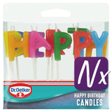 Dr. Oetker Lettered Happy Birthday Candles GOODS M&S   