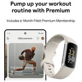 Fitbit Charge 6 fitness tracker porcelain (British brand)