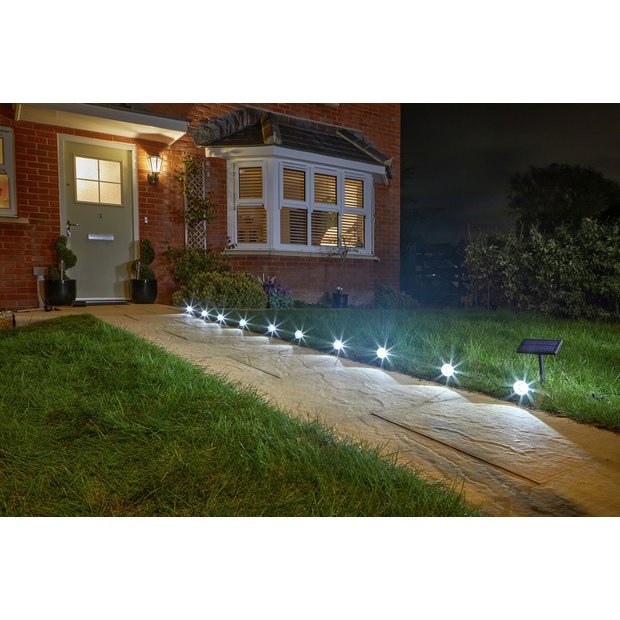 Smart Solar warm white string lights set of 10, UK version