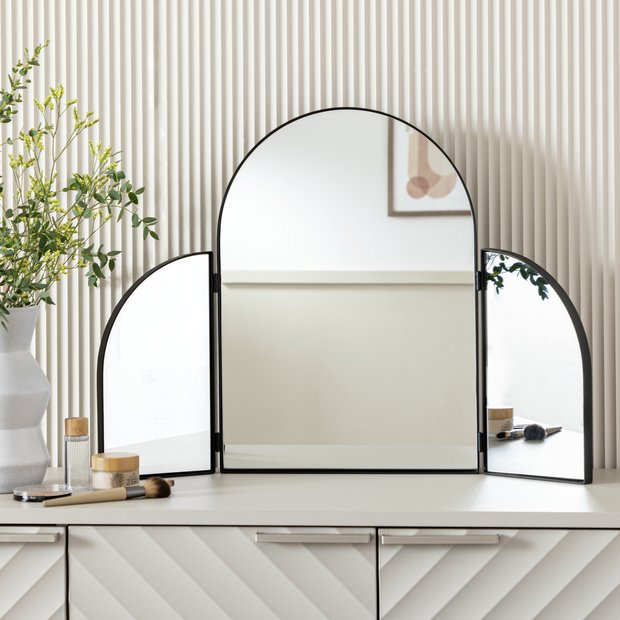 Habitat folding arch dressing table mirror 70x50cm - British product