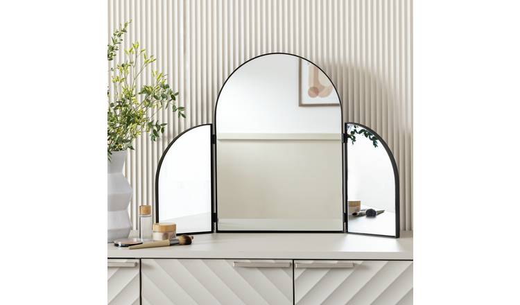Habitat folding arch dressing table mirror 70x50cm - British product