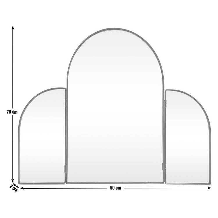 Habitat folding arch dressing table mirror 70x50cm - British product