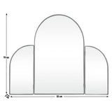 Habitat folding arch dressing table mirror 70x50cm - British product