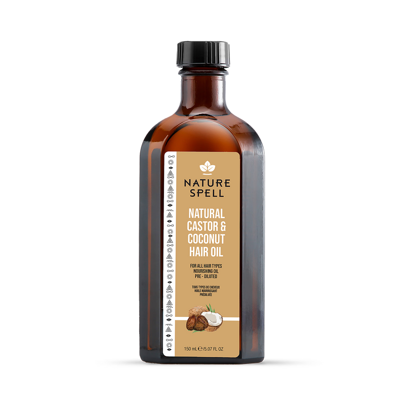 Nature Spell castor coconut hair oil 150ml - British product