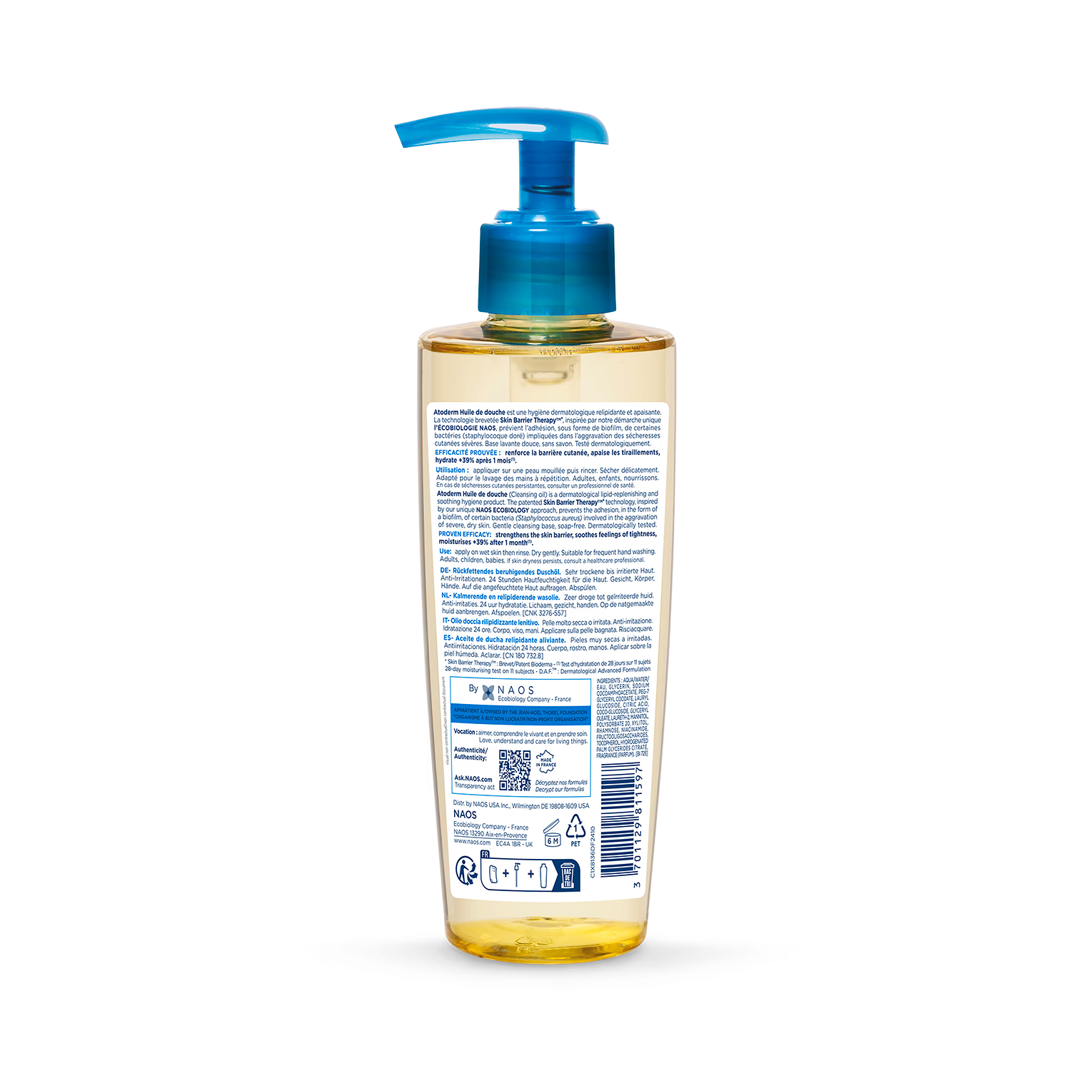 Bioderma Atoderm Shower Oil body wash 200ml (British brand)