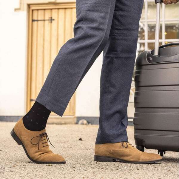 IOMI mens compression flight socks 18 mmHg, imported from the UK