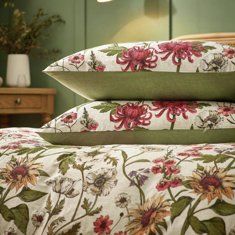 Wylder Wallflower Natural bedding set double (British brand)