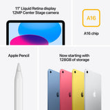 Apple iPad 11-inch 128GB in pink colour, UK version