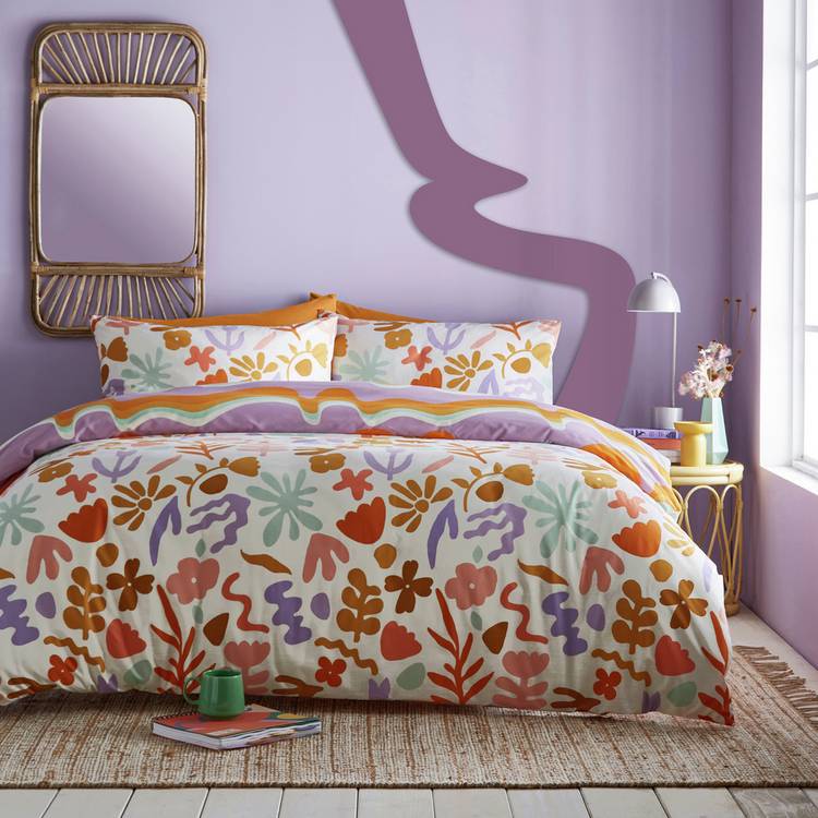 furn Amelie Floral Bedding Set single duvet cover UK version
