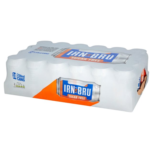 IRN-BRU Sugar Free   24 x 330ml GOODS M&S   